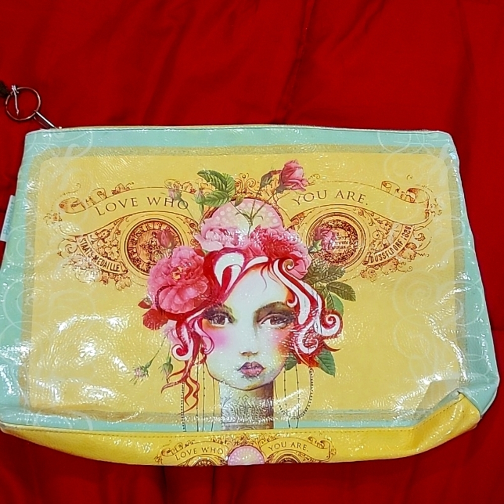 Papaya Zippered Bag